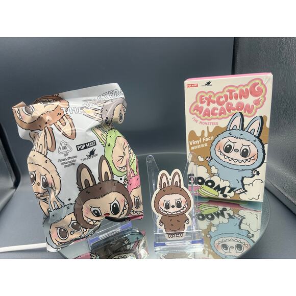 Exciting Macaron Labubu Pop Mart The Monsters CONFIRMED Toffee - Picture 1 of 2